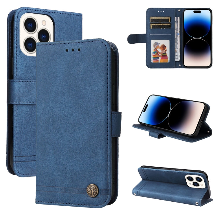 Skin Feel Life Tree Leather Case