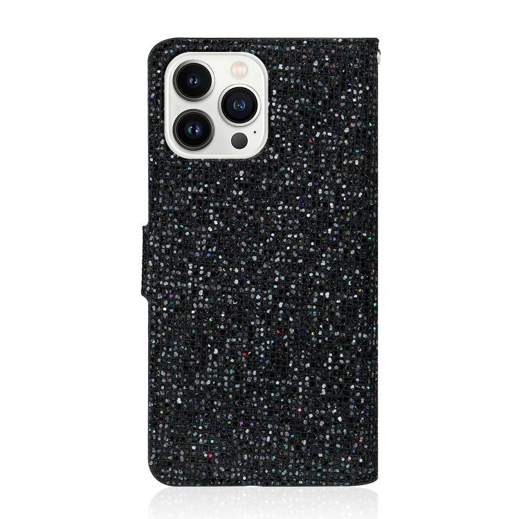 Glitter Powder Horizontal Flip Leather Phone Case
