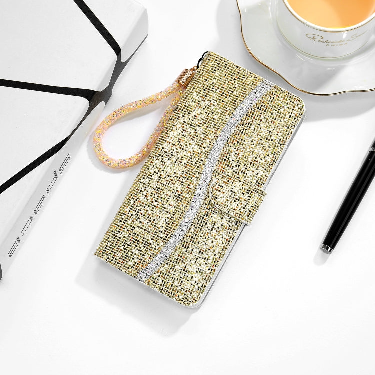 Glitter Powder Horizontal Flip Leather Phone Case