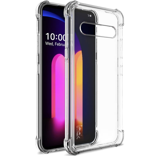IMAK shockproof airbag TPU protective case with screen protector for LG V60 ThinQ 5G