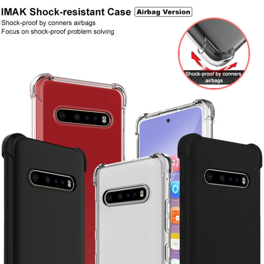 Transparent shockproof phone case with reinforced airbag design for LG V60 ThinQ