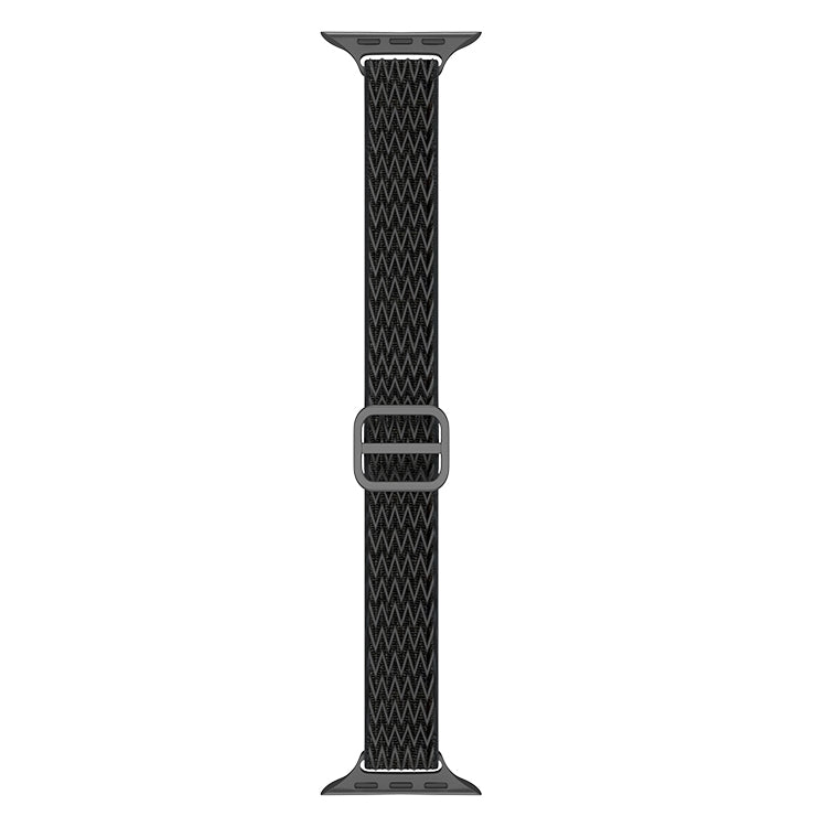 Wave Small Waist Nylon Watch Band For Apple Watch Series, 7 45mm / 6&SE&5&4 44mm / 3&2&1 42mm, 7 41mm / 6&SE&5&4 40mm / 3&2&1 38mm