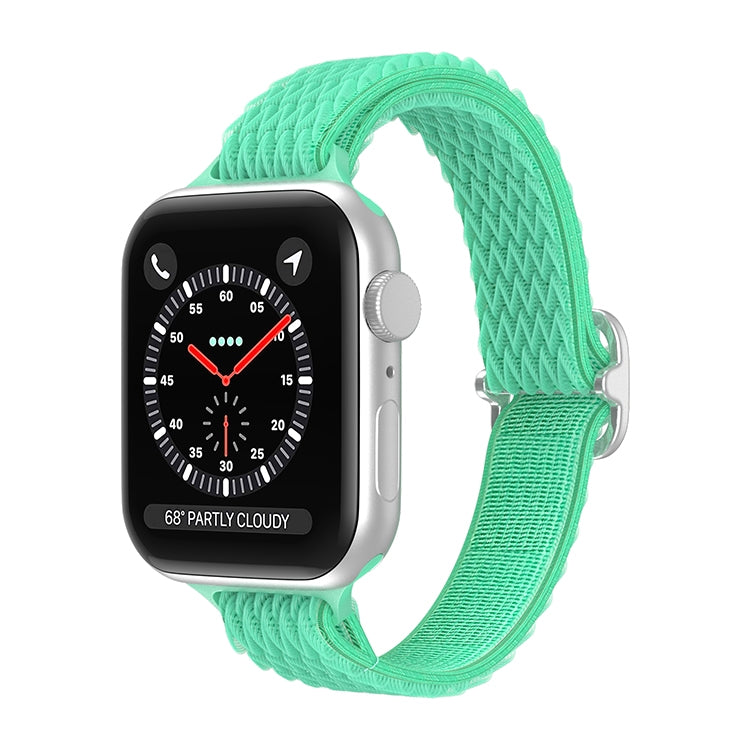 Wave Small Waist Nylon Watch Band For Apple Watch Series, 7 45mm / 6&SE&5&4 44mm / 3&2&1 42mm, 7 41mm / 6&SE&5&4 40mm / 3&2&1 38mm