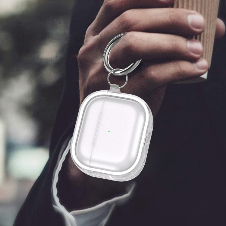 Étui antichute pour écouteurs sans fil avec cadre photo bicolore en PC et TPU, avec crochet, pour AirPods 1/2 et AirPods Pro