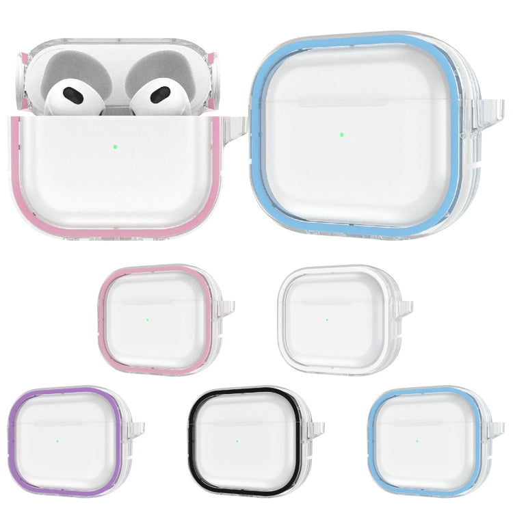 Étui antichute pour écouteurs sans fil avec cadre photo bicolore en PC et TPU, avec crochet, pour AirPods 1/2 et AirPods Pro