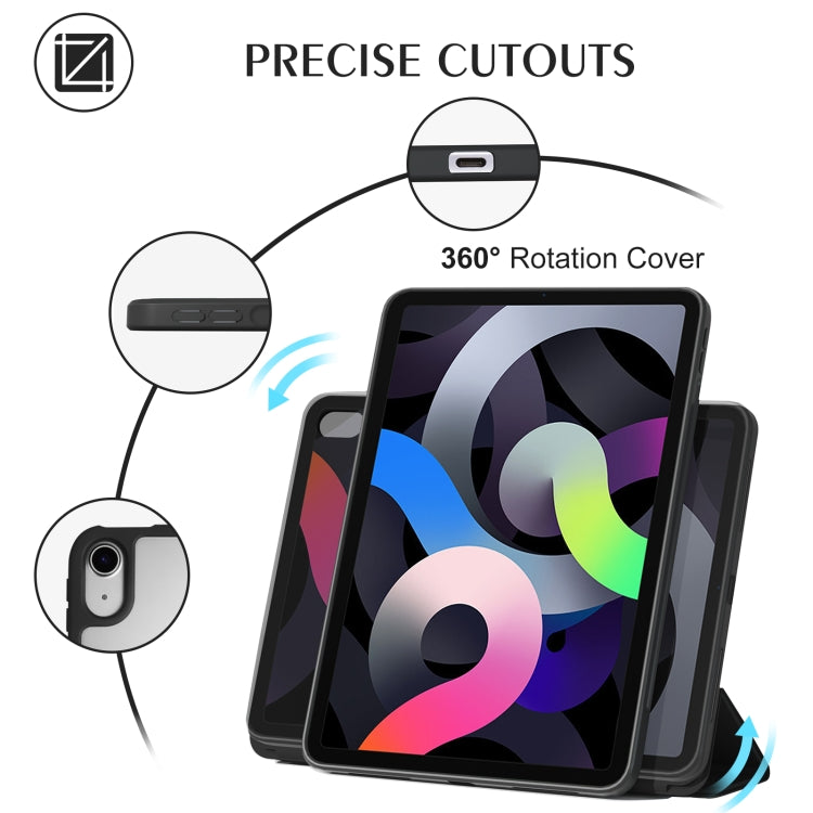 Tri-fold Magnetic Rotating Leather Case, For iPad mini 6 / mini 2024, For iPad 10.2 2019 / 2020 / 2021, For iPad Air 2022 / 2020 10.9, For iPad Pro 11 2018 / 2020 / 2021, For iPad Pro 12.9 2018 / 2020 / 2021