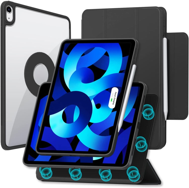 Tri-fold Magnetic Rotating Leather Case, For iPad mini 6 / mini 2024, For iPad 10.2 2019 / 2020 / 2021, For iPad Air 2022 / 2020 10.9, For iPad Pro 11 2018 / 2020 / 2021, For iPad Pro 12.9 2018 / 2020 / 2021