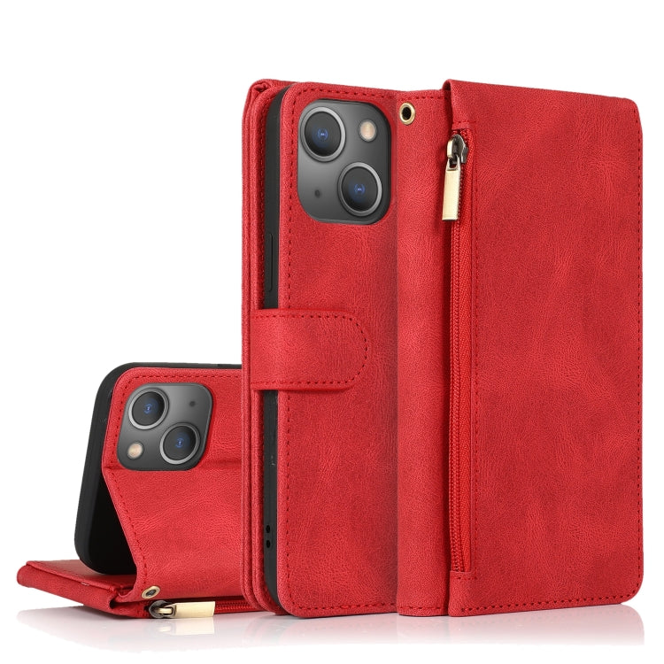 Zipper Wallet Bag Leather Case