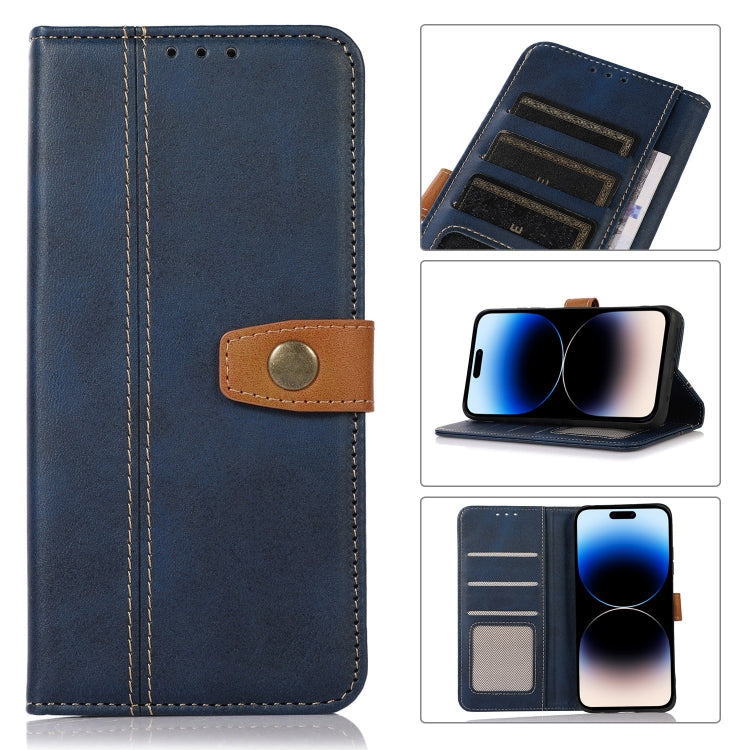 Stitching Thread Calf Texture Leather Phone Case