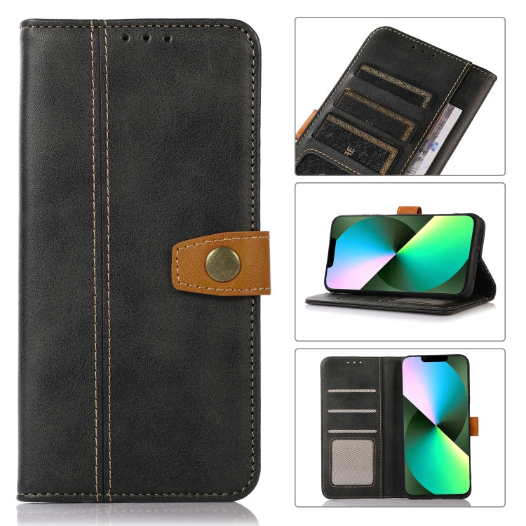Stitching Thread Calf Texture Leather Phone Case