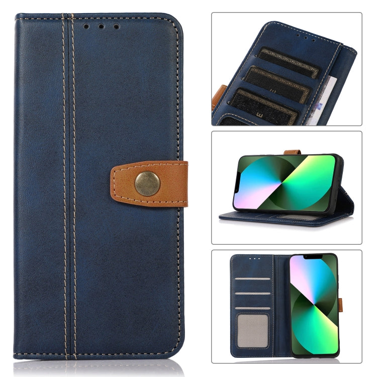 Stitching Thread Calf Texture Leather Phone Case