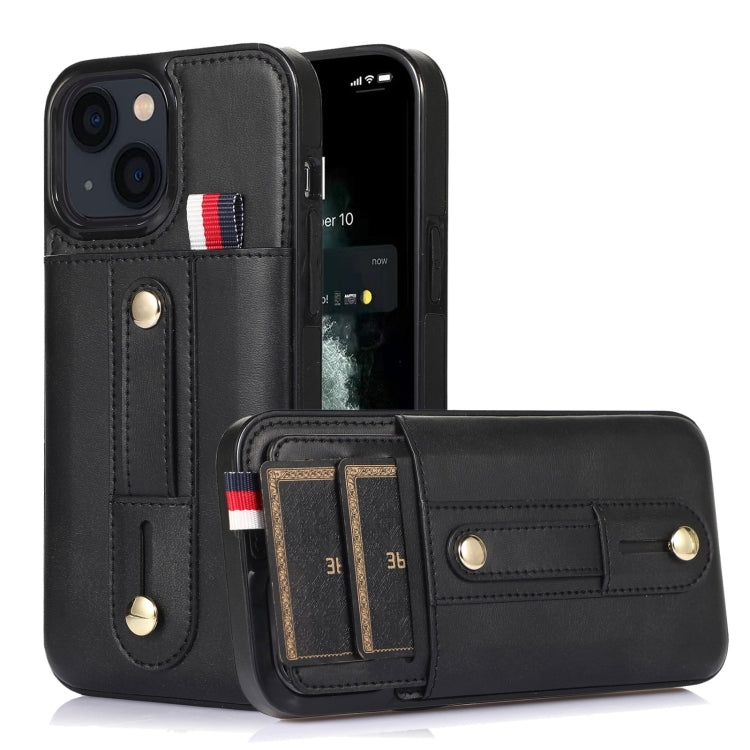 Wristband Kickstand Wallet Leather Phone Case