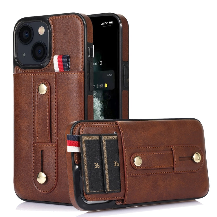 Wristband Kickstand Wallet Leather Phone Case