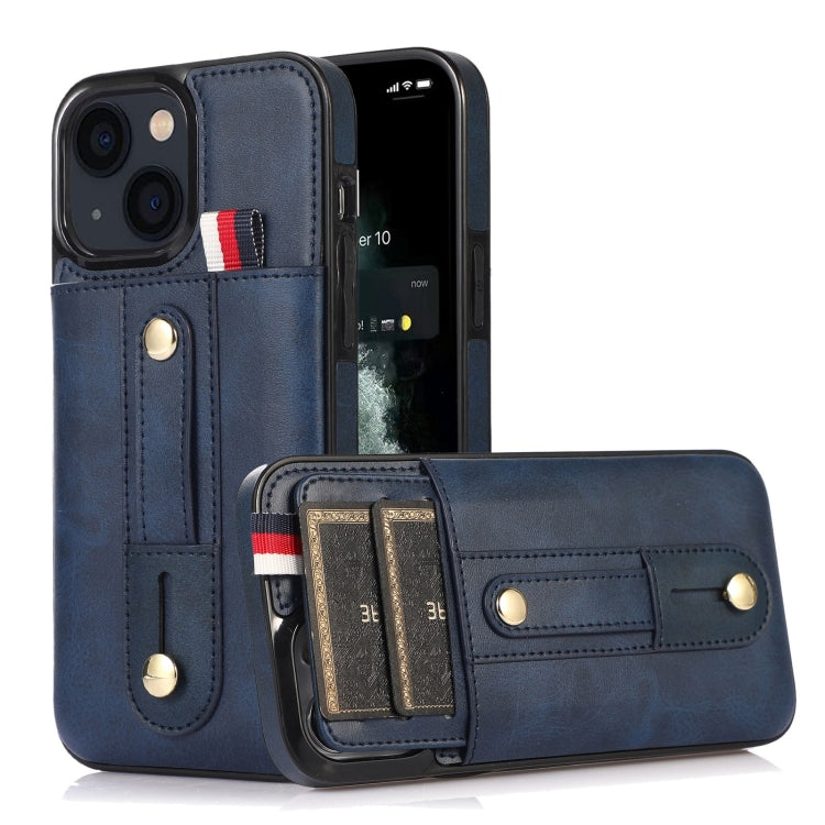 Wristband Kickstand Wallet Leather Phone Case