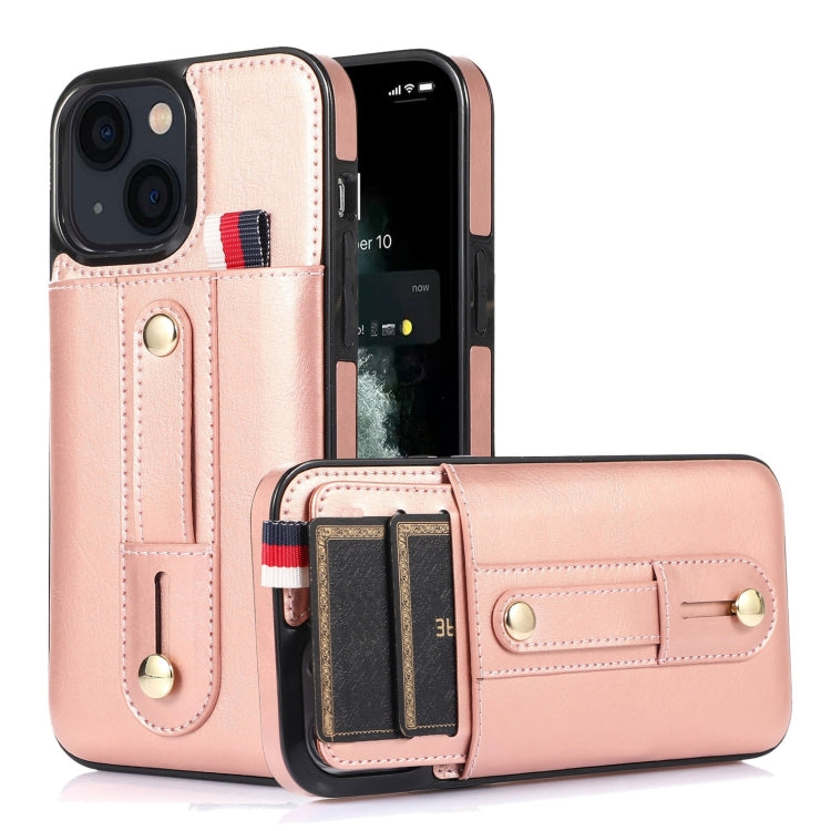 Wristband Kickstand Wallet Leather Phone Case