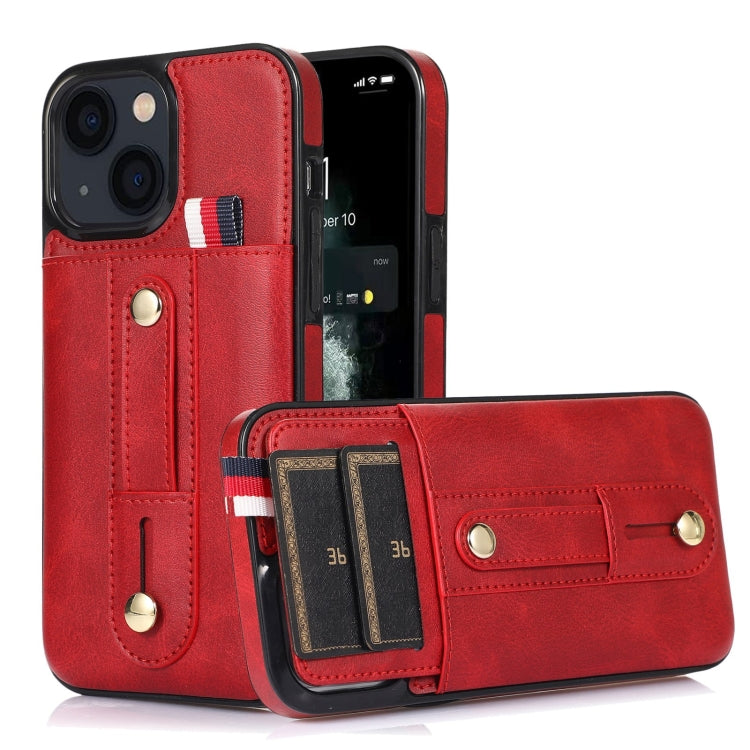 Wristband Kickstand Wallet Leather Phone Case