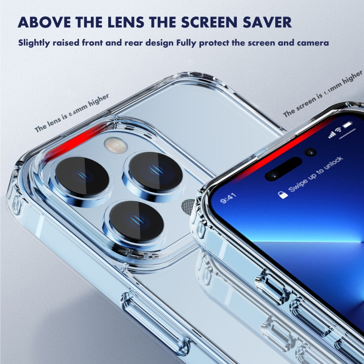 iPAKY Shockproof PC + TPU Protective Phone Case, For iPhone 14 Pro Max, For iPhone 14 Pro, For iPhone 14 Plus, For iPhone 14