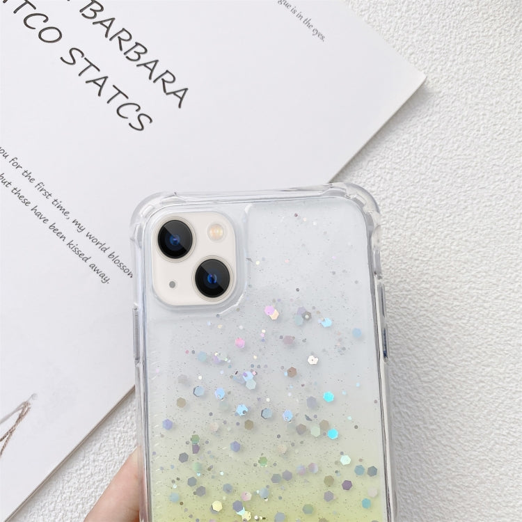 Lanyard Gradient Glitter Epoxy Case