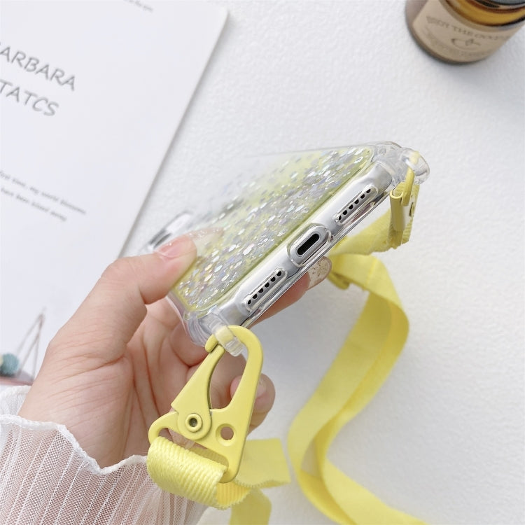 Lanyard Gradient Glitter Epoxy Case