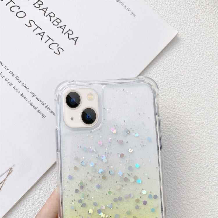 Lanyard Gradient Glitter Epoxy Case