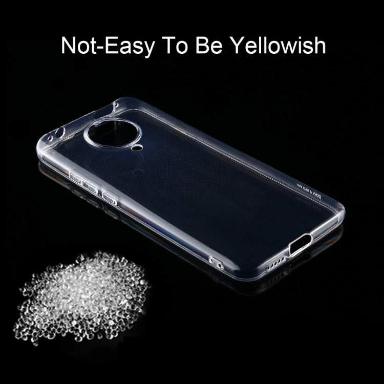Full Coverage TPU Transparent Mobile Phone Case, For Xiaomi Redmi K30 Pro