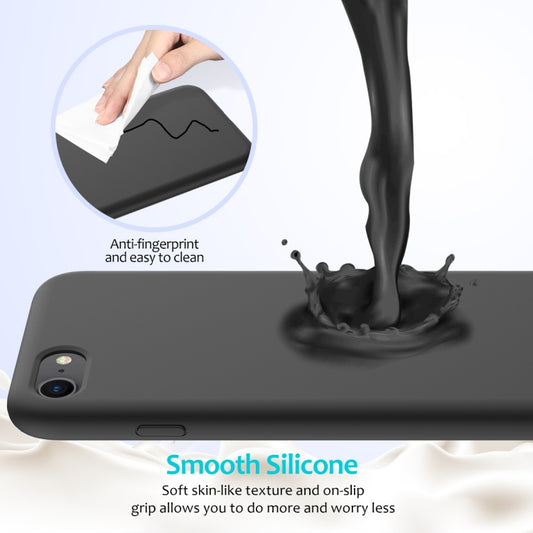 iPhone SE case corner drop protection shockproof silicone material detail