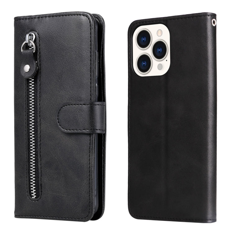 Fashion Calf Texture Zipper Horizontal Flip Leather Phone Case