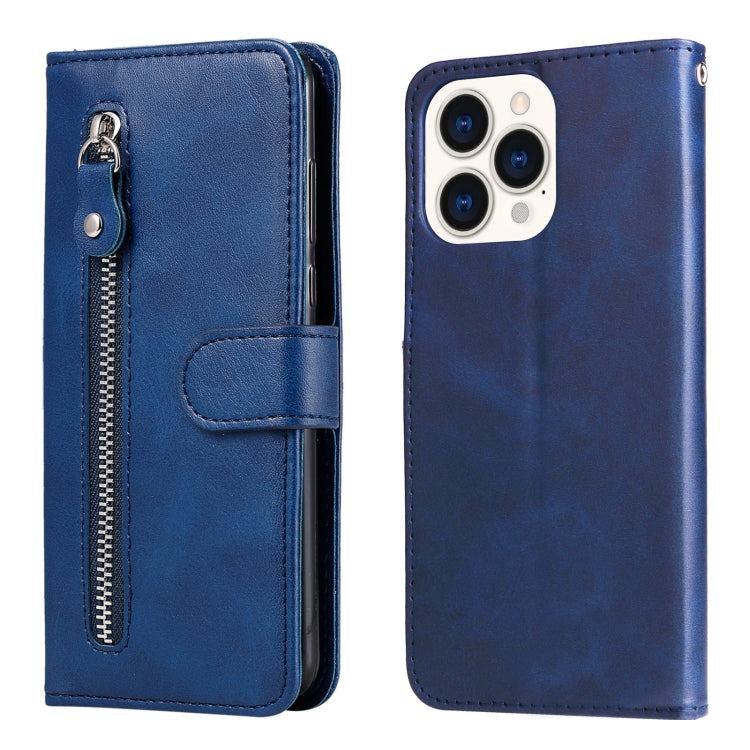 Fashion Calf Texture Zipper Horizontal Flip Leather Phone Case
