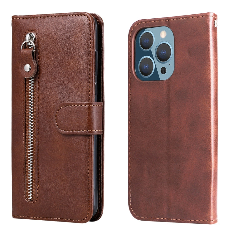 Fashion Calf Texture Zipper Horizontal Flip Leather Phone Case