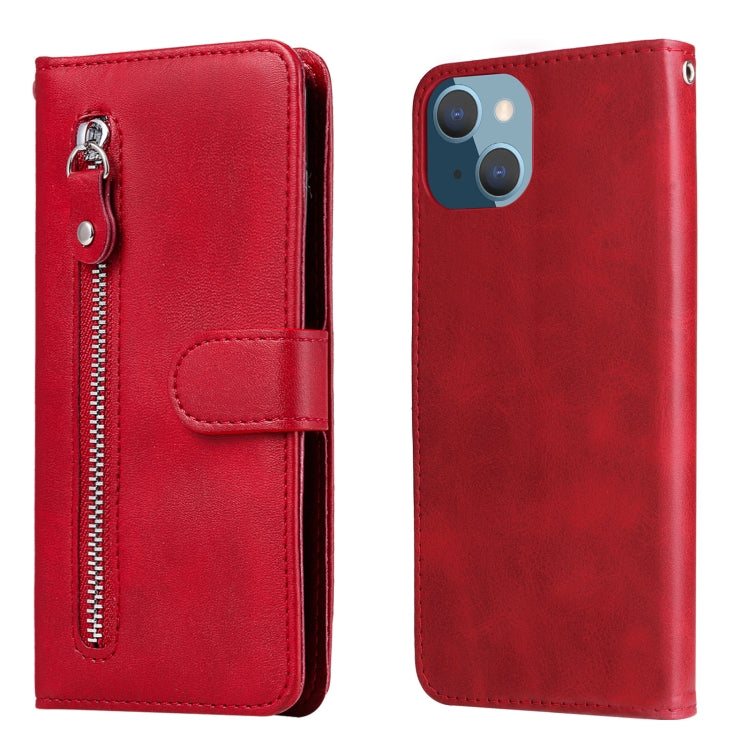 Fashion Calf Texture Zipper Horizontal Flip Leather Phone Case