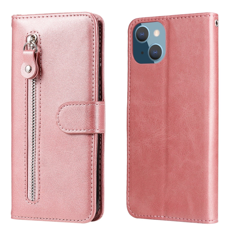 Fashion Calf Texture Zipper Horizontal Flip Leather Phone Case