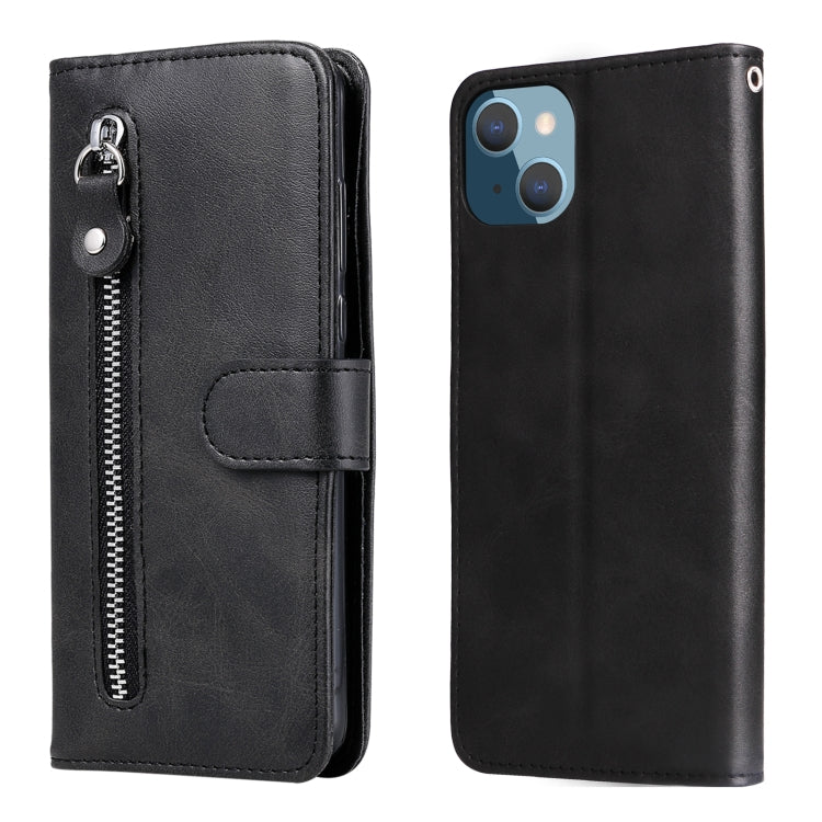 Fashion Calf Texture Zipper Horizontal Flip Leather Phone Case
