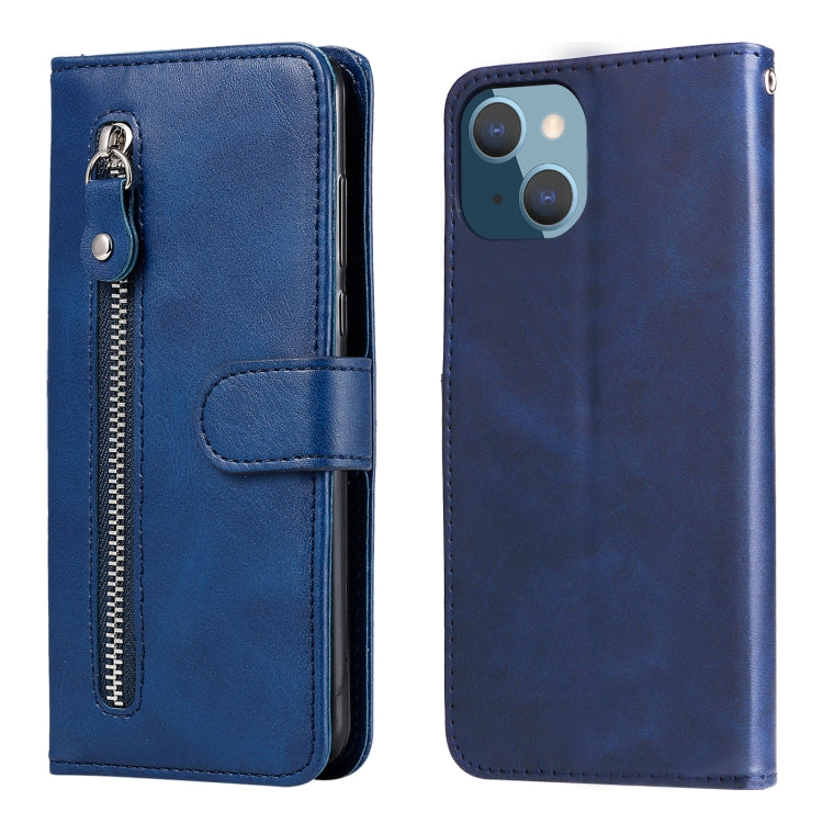 Fashion Calf Texture Zipper Horizontal Flip Leather Phone Case