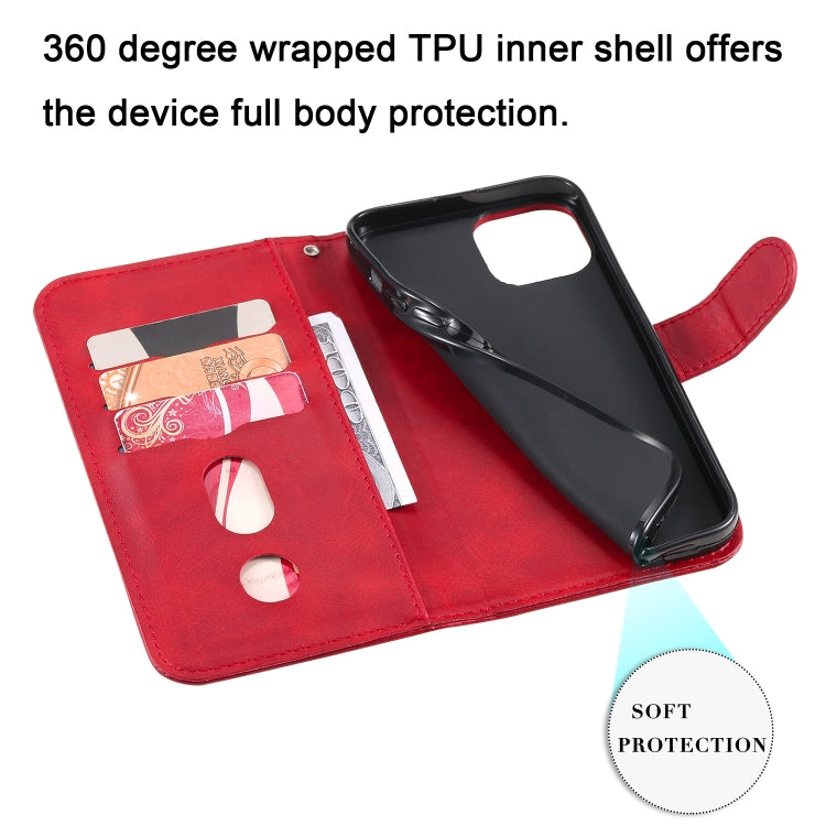 Fashion Calf Texture Zipper Horizontal Flip Leather Phone Case