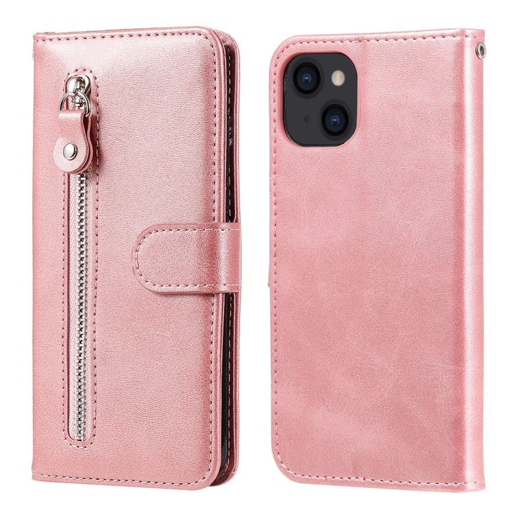 Fashion Calf Texture Zipper Horizontal Flip Leather Phone Case