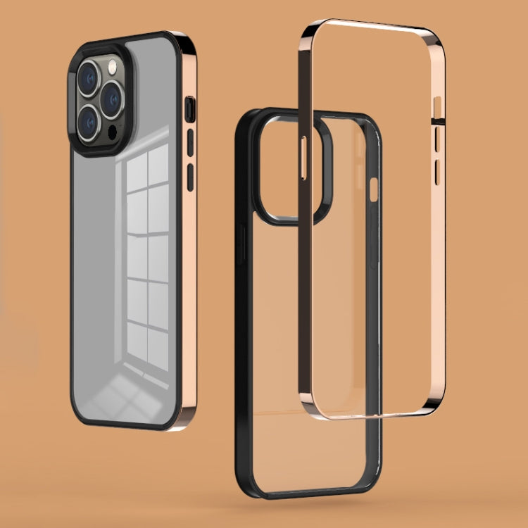 3 in 1 Electroplated Frame Phantom Phone Case, For iPhone 12 mini, For iPhone 12 Pro Max