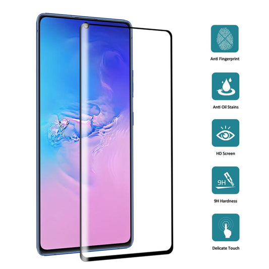 Premium curved screen protector featuring edge-to-edge protection for Galaxy S10 Lite