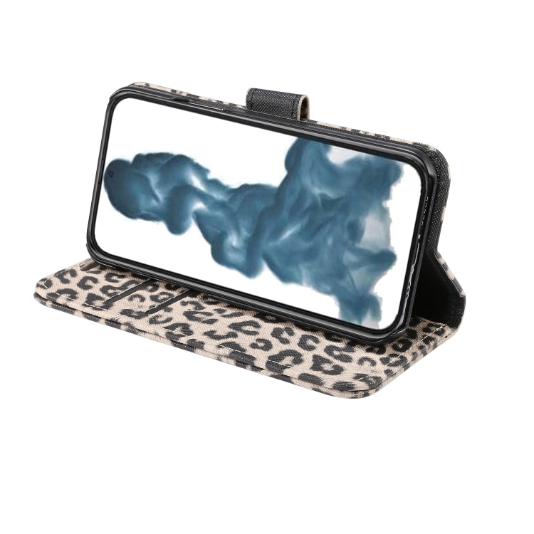 Leopard Pattern Horizontal Flip Leather Phone Case, For iPhone 14 Pro Max, For iPhone 14 Plus, For iPhone 14