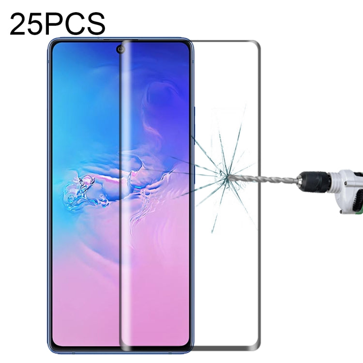 Lot de 25 films en verre trempé 3D à bords incurvés pour Samsung Galaxy S10 Lite, S20, S20+ et S20 Ultra
