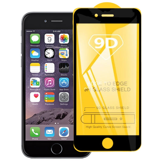 9D full coverage tempered glass screen protector for iPhone 8 and iPhone 7 with full adhesive