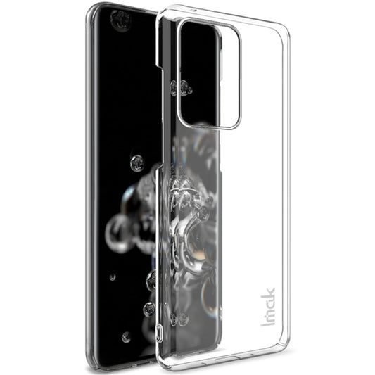 IMAK Wing II crystal clear protective case for Galaxy S20 Ultra 5G with wear-resistant PC material