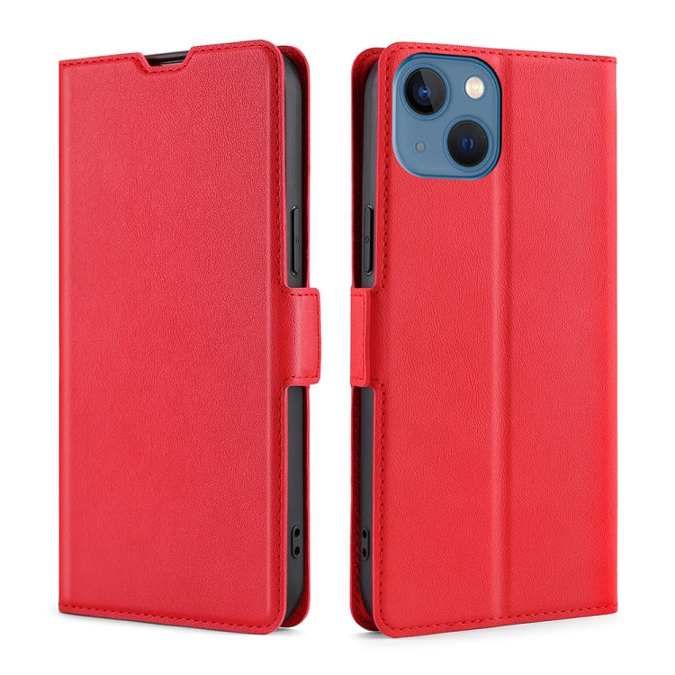 Ultra-thin Voltage Side Buckle Leather Phone Case, For iPhone 14, For iPhone 14 Plus, For iPhone 14 Pro, For iPhone 14 Pro Max