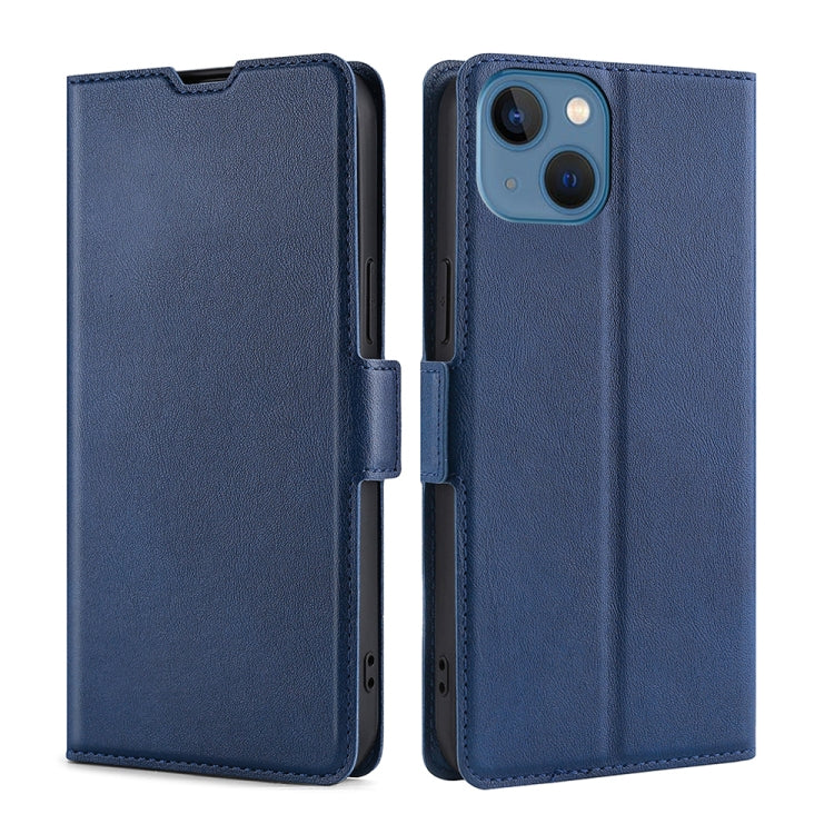 Ultra-thin Voltage Side Buckle Leather Phone Case, For iPhone 14, For iPhone 14 Plus, For iPhone 14 Pro, For iPhone 14 Pro Max