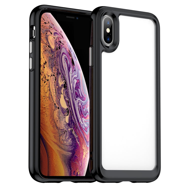 Colorful Series Acrylic + TPU Phone Case, For iPhone XS Max, For iPhone XS / X