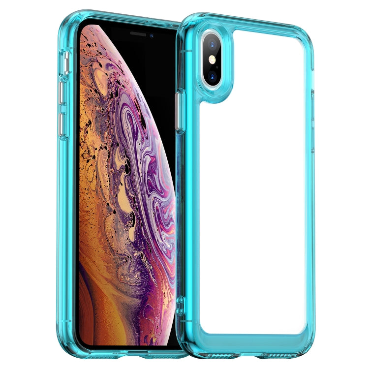 Colorful Series Acrylic + TPU Phone Case, For iPhone XS Max, For iPhone XS / X