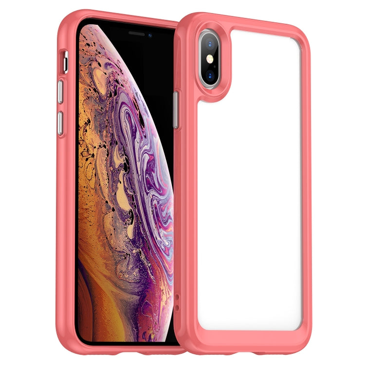 Colorful Series Acrylic + TPU Phone Case, For iPhone XS Max, For iPhone XS / X