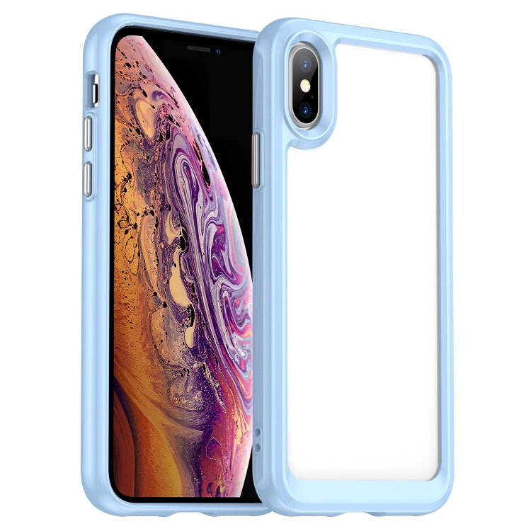 Colorful Series Acrylic + TPU Phone Case, For iPhone XS Max, For iPhone XS / X