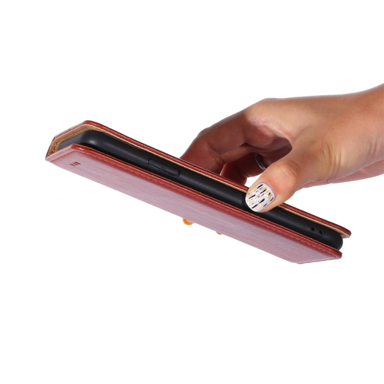 Gloss Oil Solid Color Magnetic Leather Phone Case