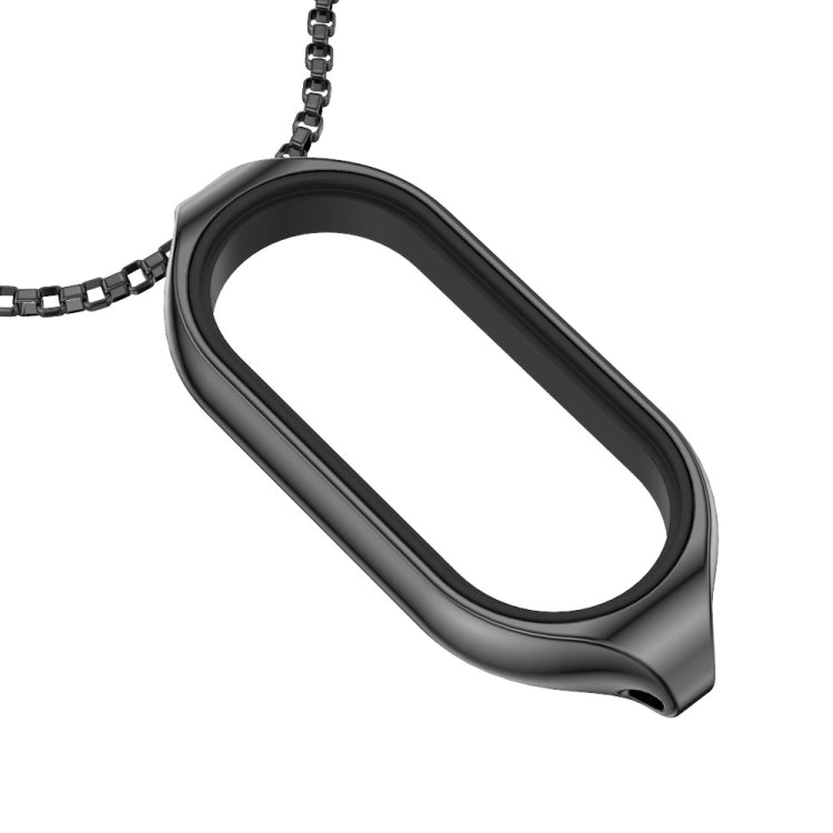 For Xiaomi Mi Band 7 / 7 NFC MIJOBS Metal Pendant Stainless Steel Watch Necklace