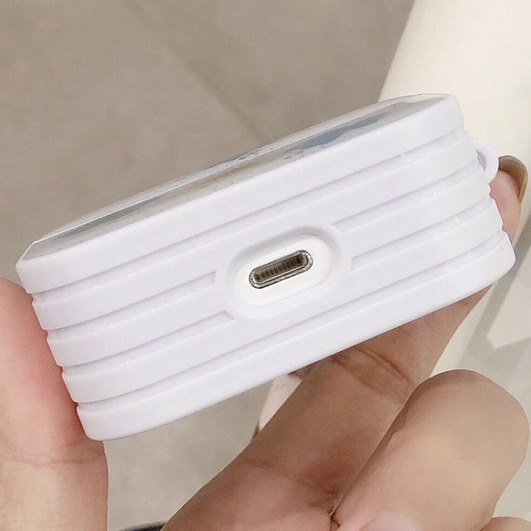 For AirPods Pro Beautiful Ladies Flowers Pattern Wireless Earphone Protective Case, For AirPods Pro